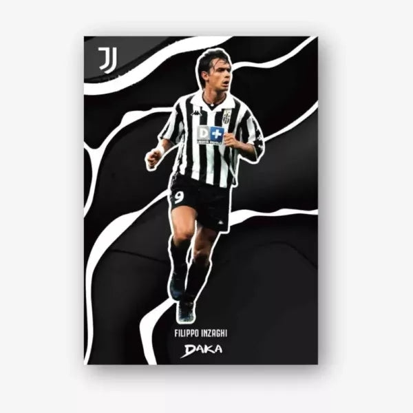 Daka Juventus Top Audience 2024-25 officiella samlarkort på fotbollsspelare från Juventus FC.