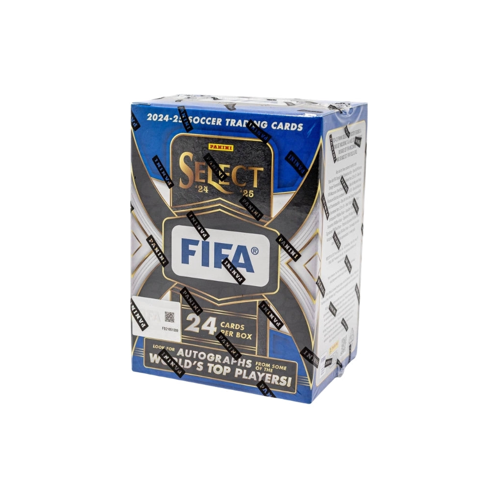 2024/25 Panini Select FIFA Soccer Hobby Blaster Box, samlarbox med fotbollskort för samlare.