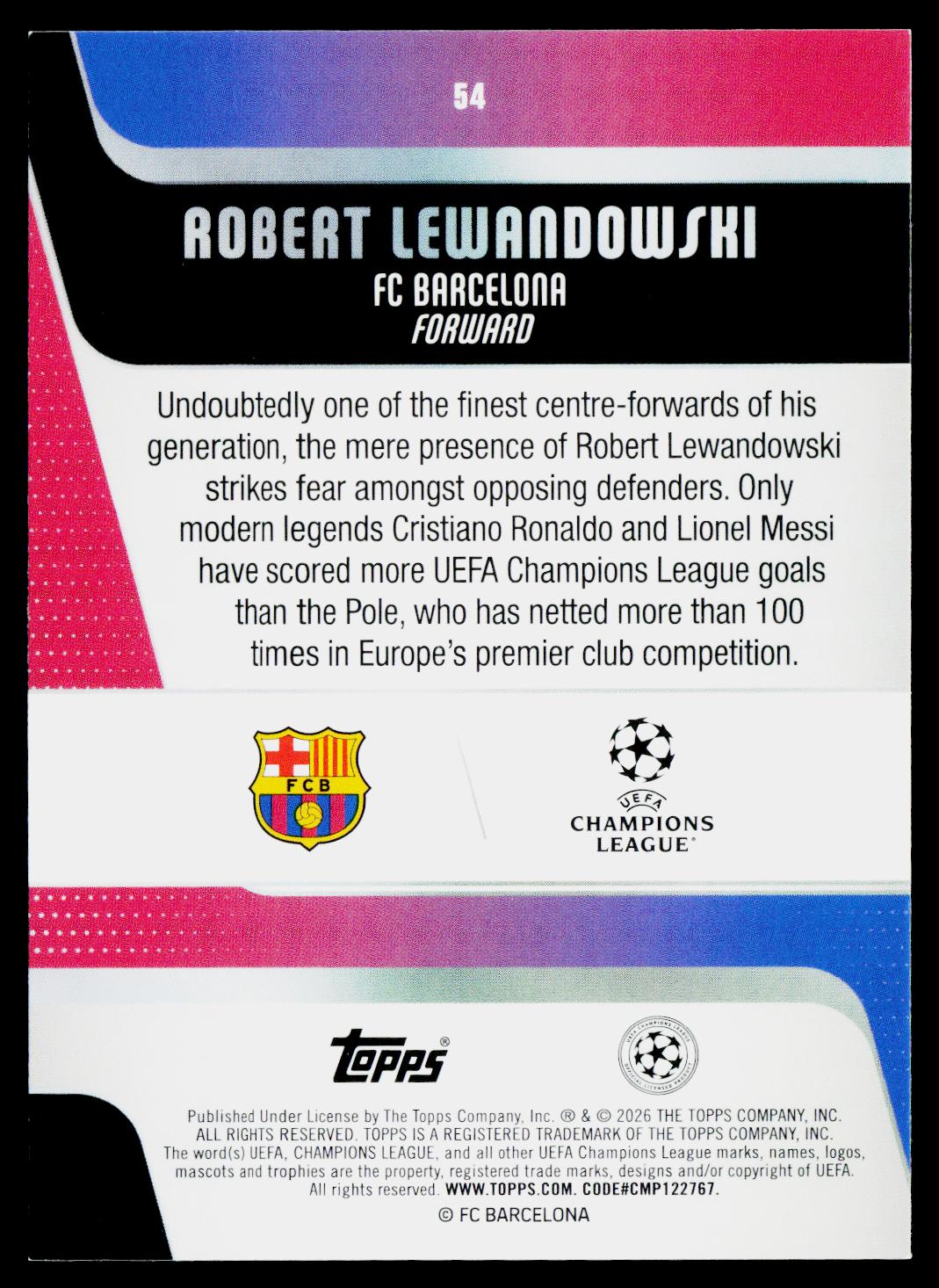 Robert Lewandowski FC Barcelona