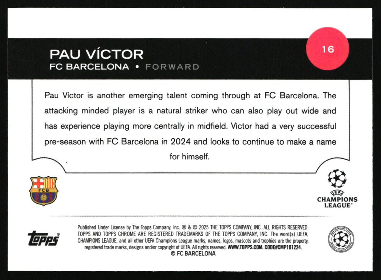 Pau Víctor RC FC Barcelona