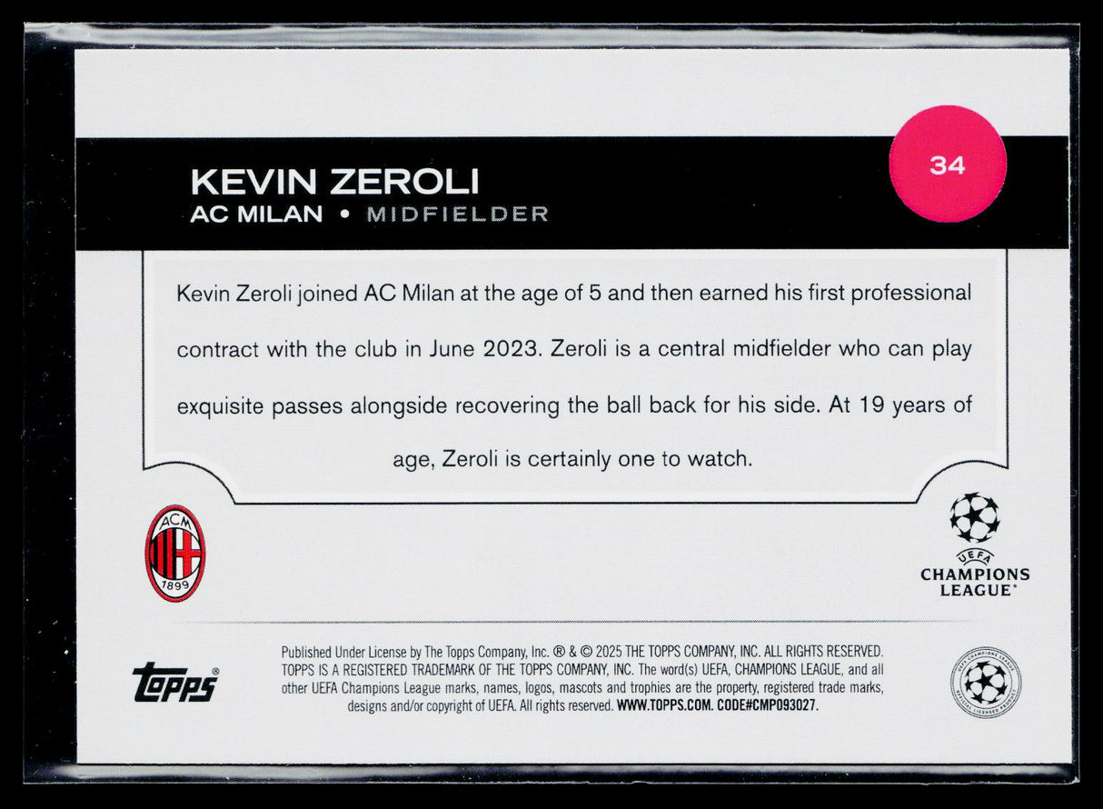 Kevin Zeroli RC A.C. Milan