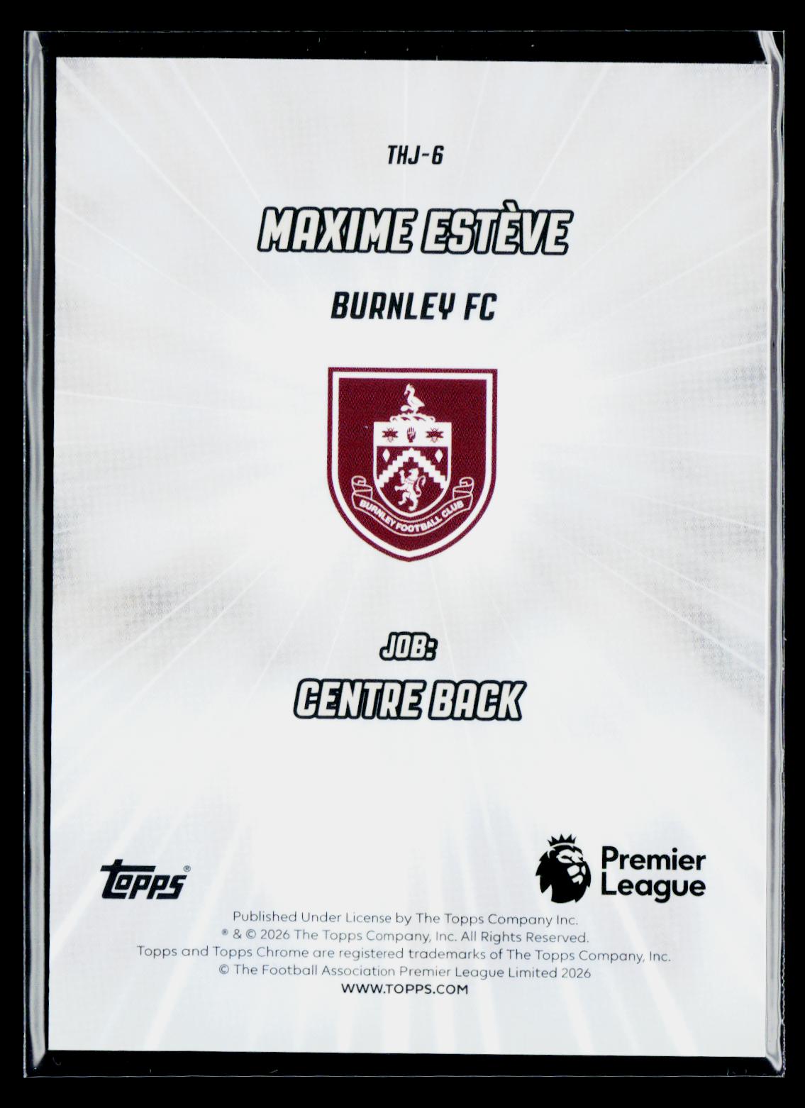 Maxime Estève Burnley