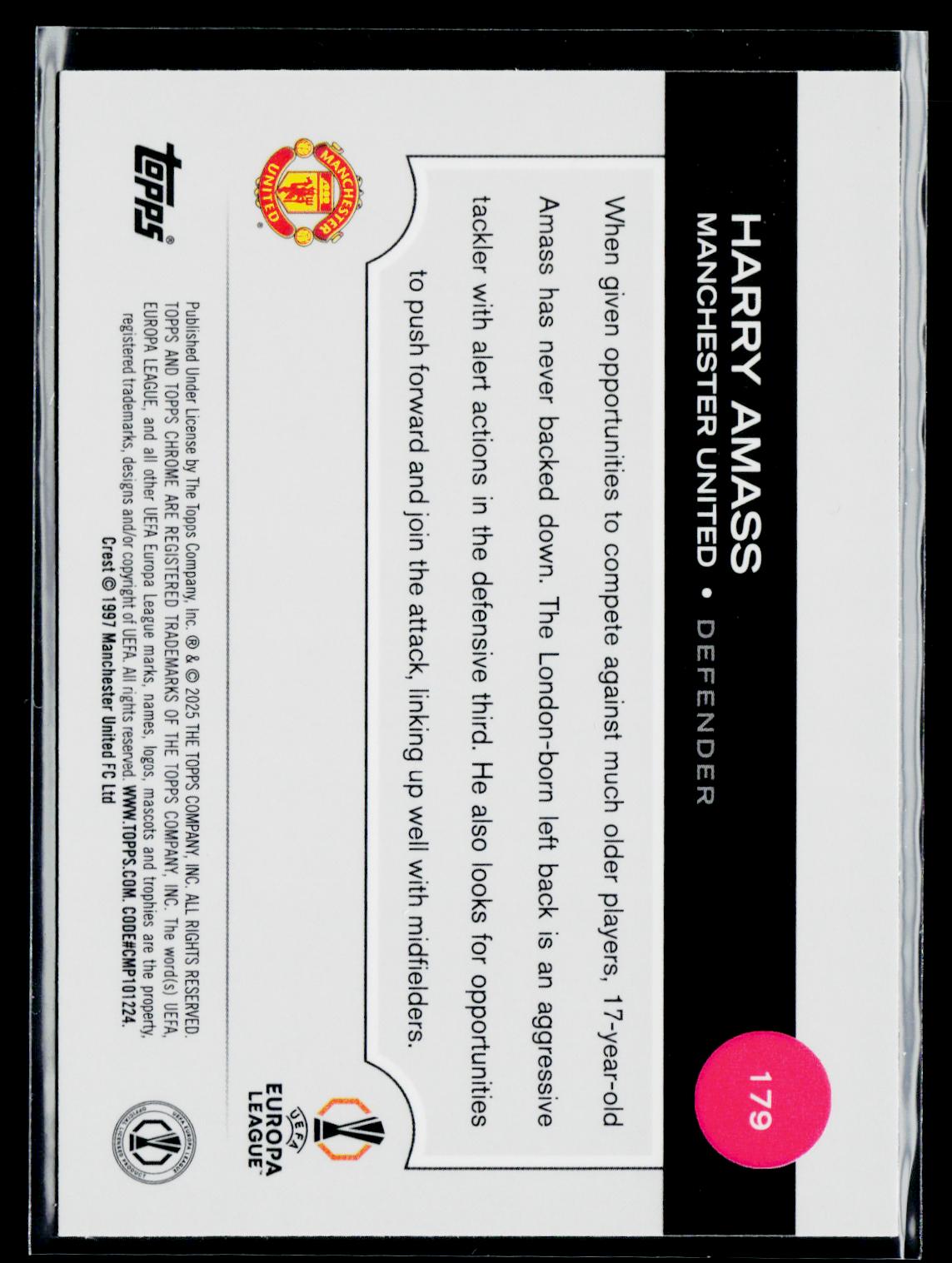 Harry Amass RC Manchester United