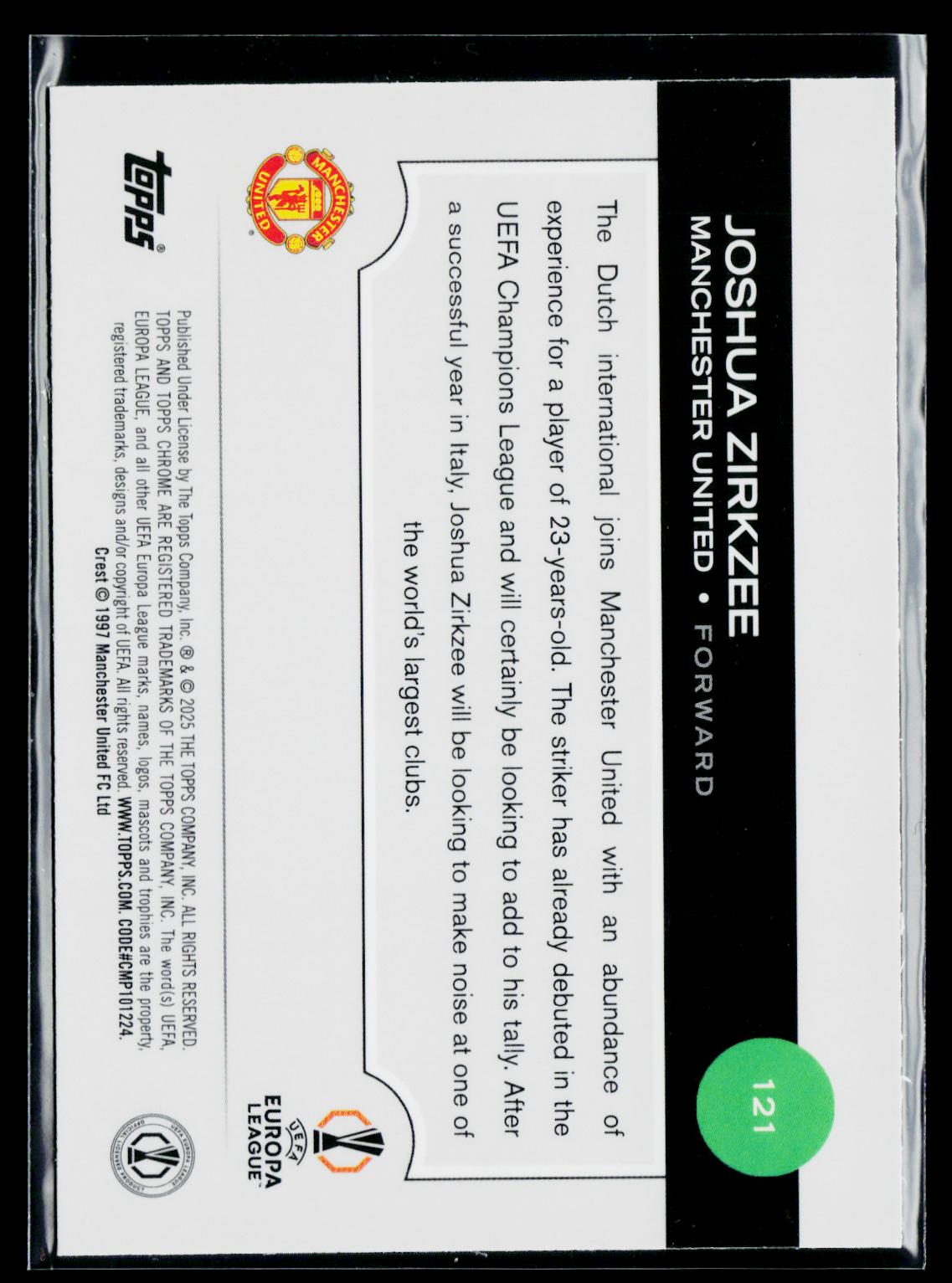 Joshua Zirkzee Manchester United