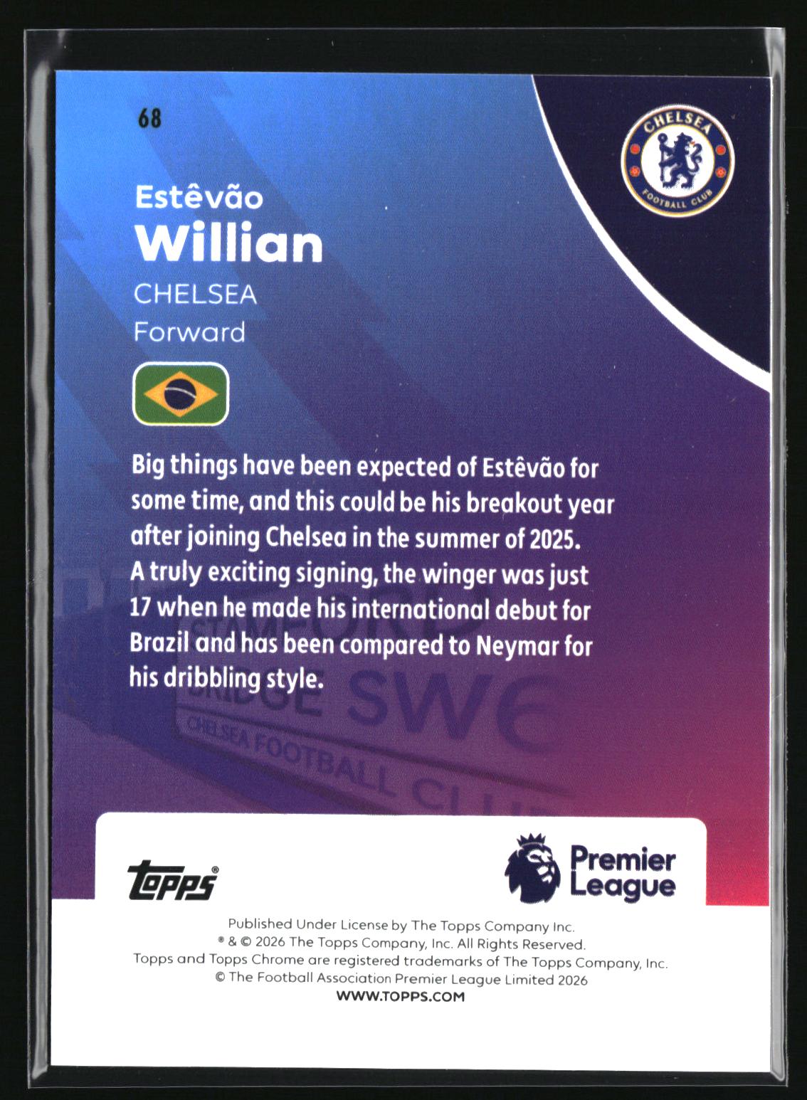 Estêvão Willian RC Chelsea FC