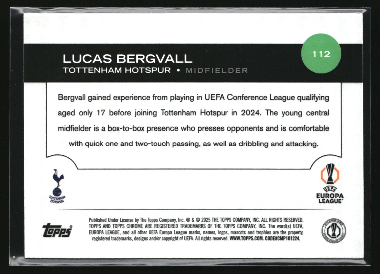 Lucas Bergvall RC Tottenham Hotspur