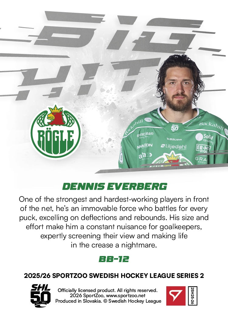 BB-12 RBK Dennis Everberg BIG HIT
