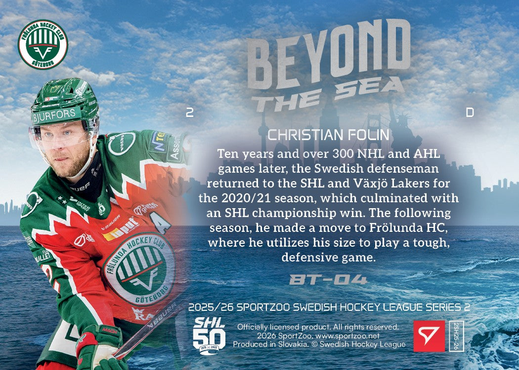BT-04 FHC Christian Folin BEYOND THE SEA