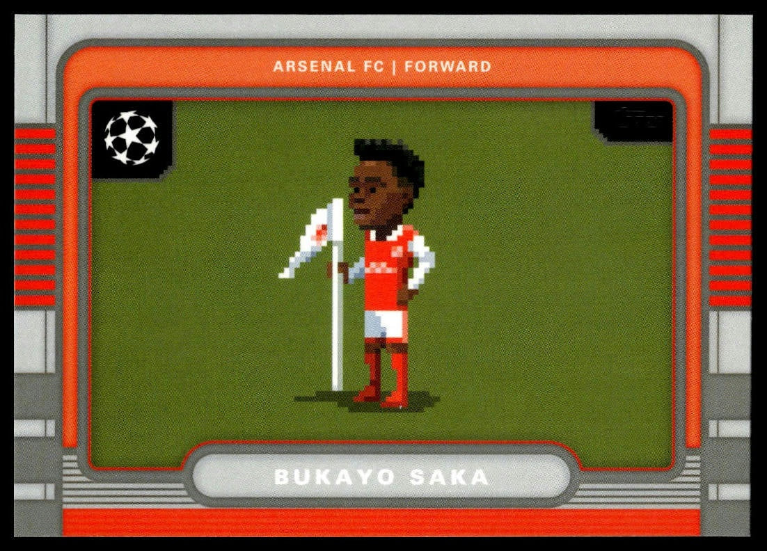 Bukayo Saka - 8-Bit - Topps Flagship 25/26