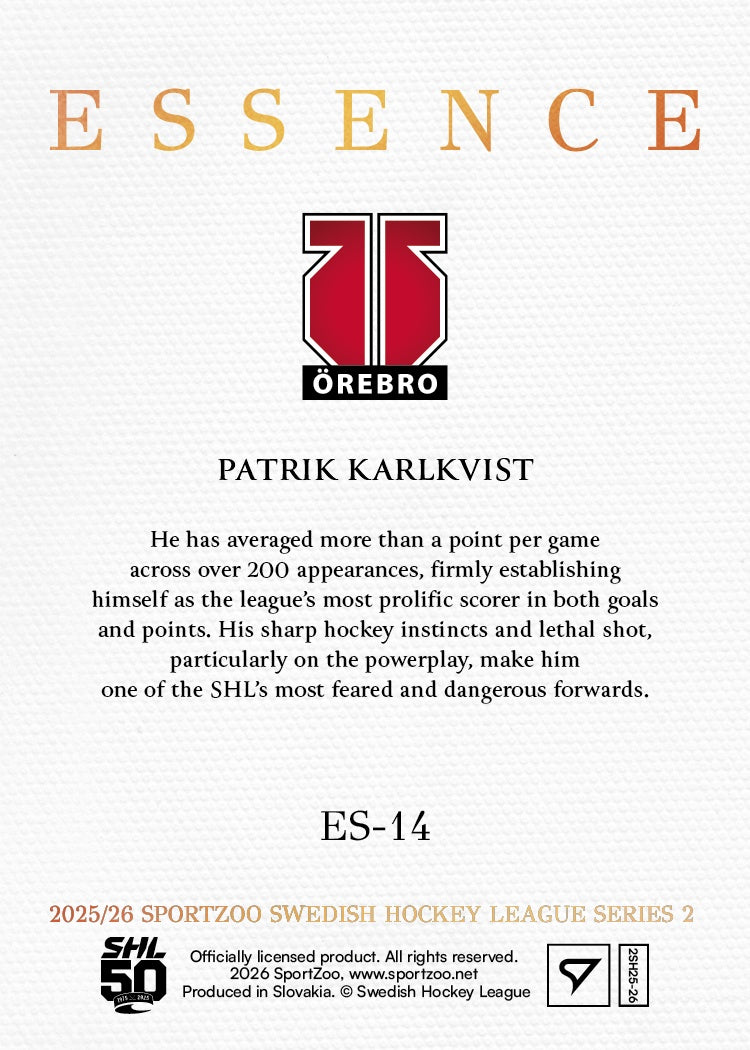 ES-14 ÖRE Patrik Karlkvist ESSENCE