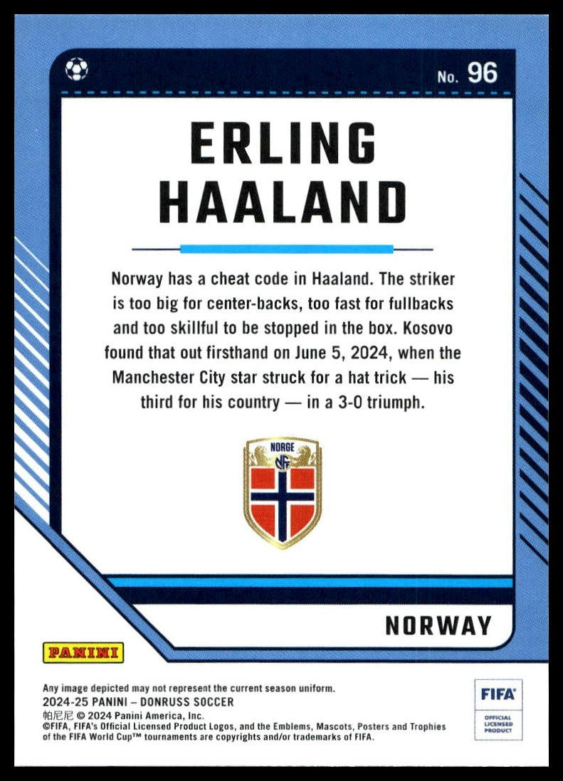 Erling Haaland - Base - Panini Donruss 24/25