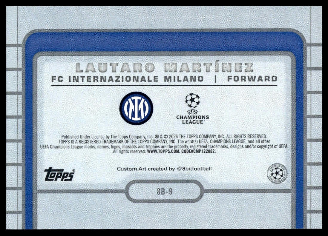Lautaro Martinez - 8-Bit - Topps Flagship 25/26