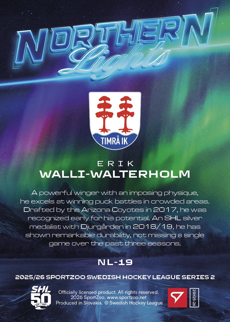 NL-19 TIK Erik Walli-Walterholm NORTHERN LIGHTS