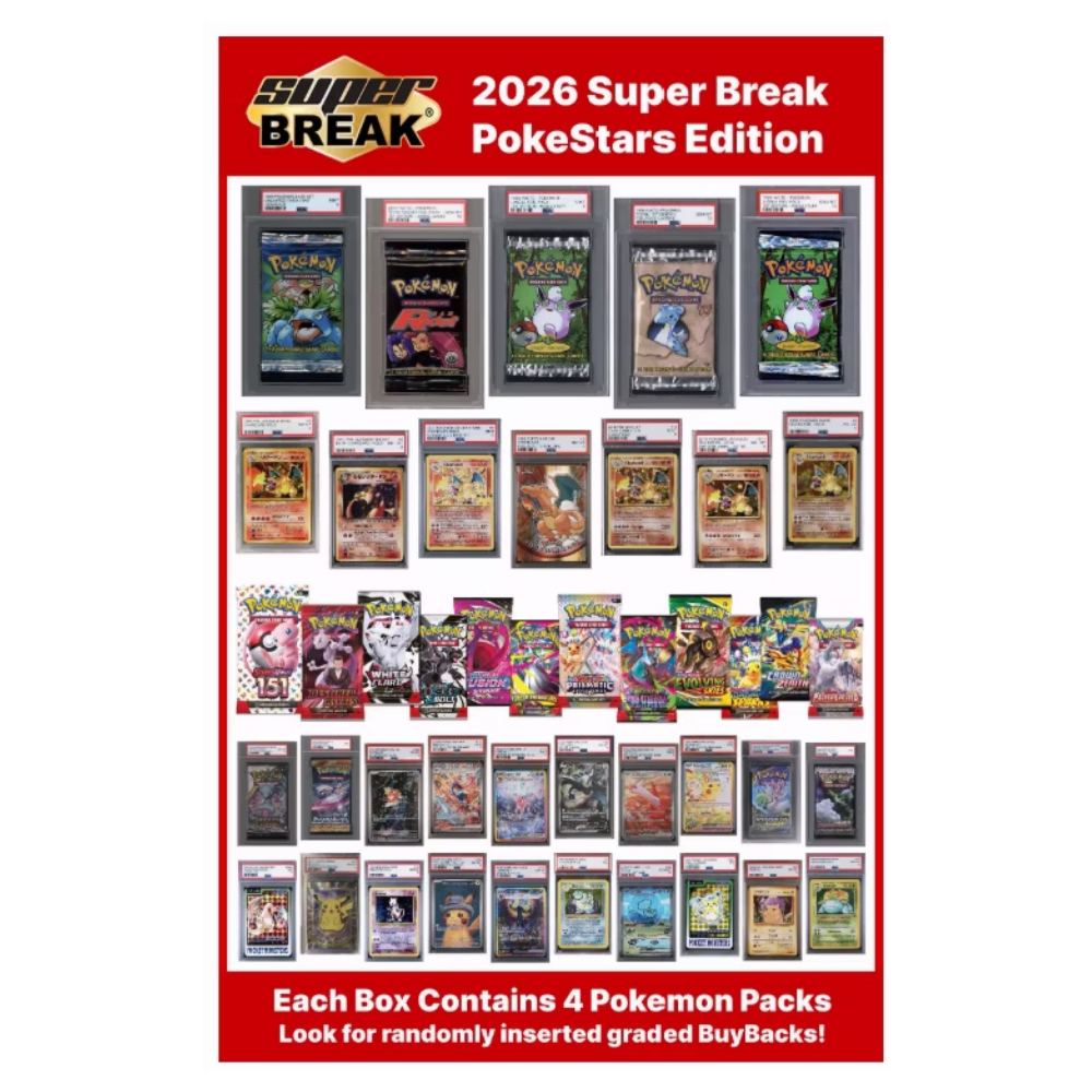 2026 Super Break Poke Stars Edition Mystery Box