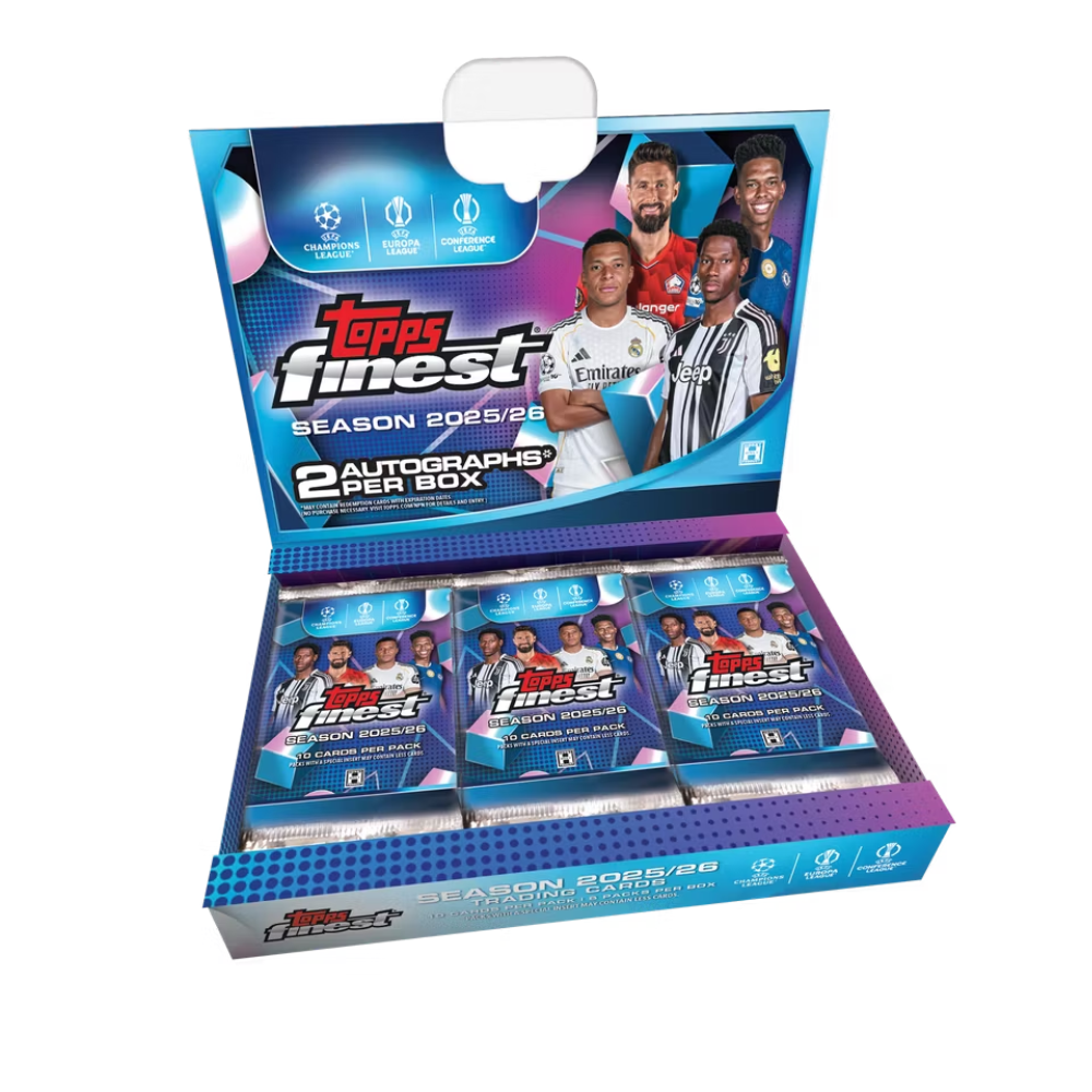 2025-26 Topps Finest UEFA Club Competitions Hobby Box