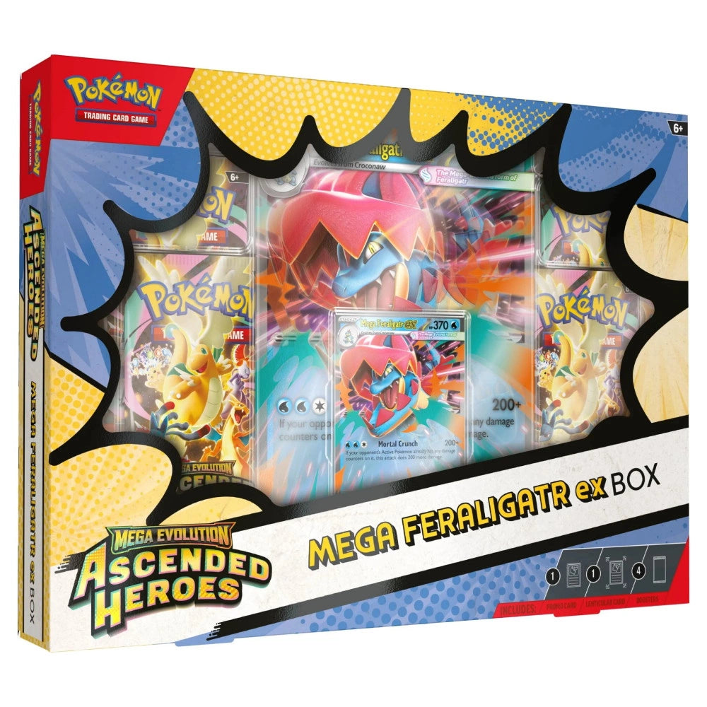 Pokémon Mega Evolution: Ascended Heroes Mega Feraligatr ex Box