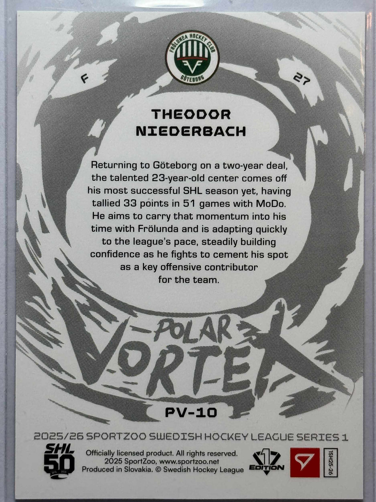 Theodor Niederbach - Numrerad 01/99 - Polar Vortex