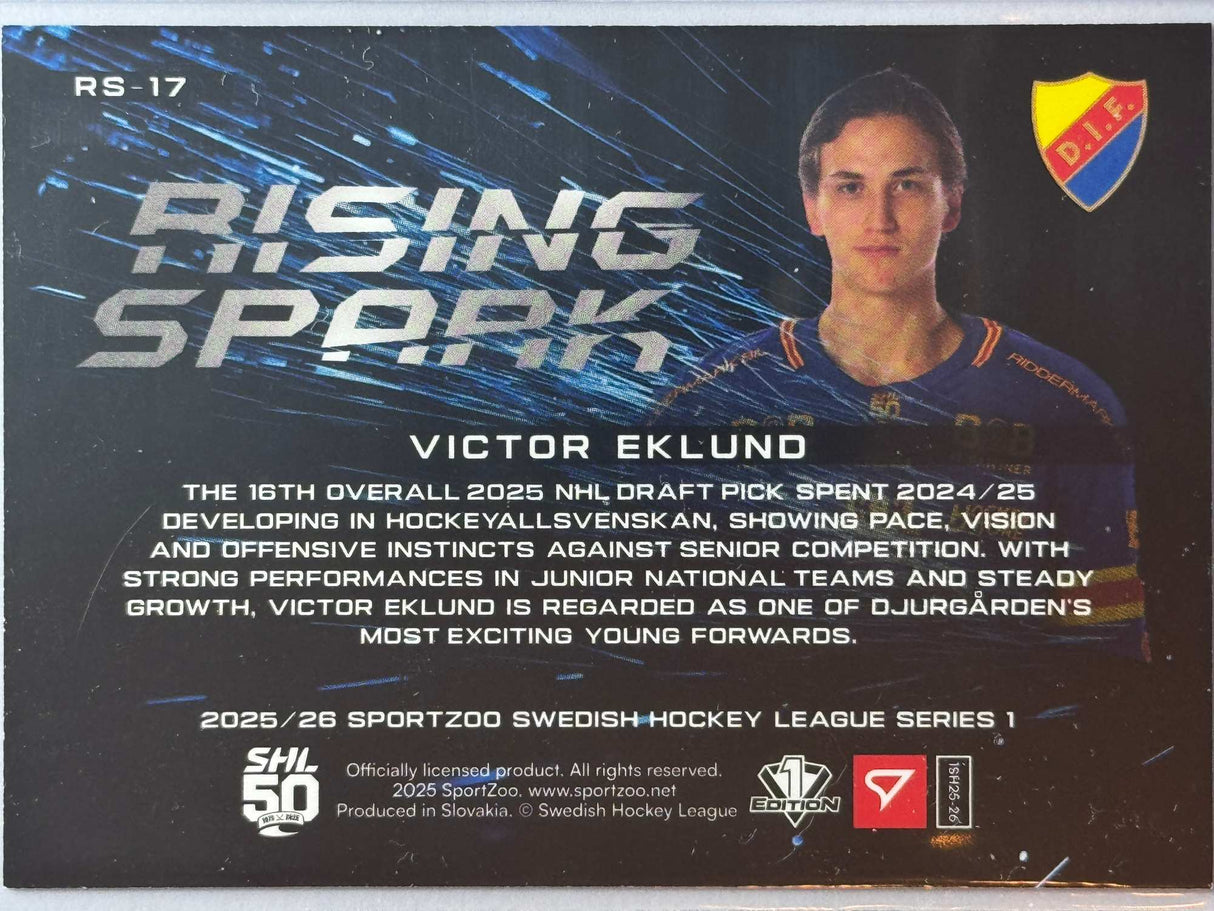 Victor Eklund - Numrerad 36/65 - Rising Spark