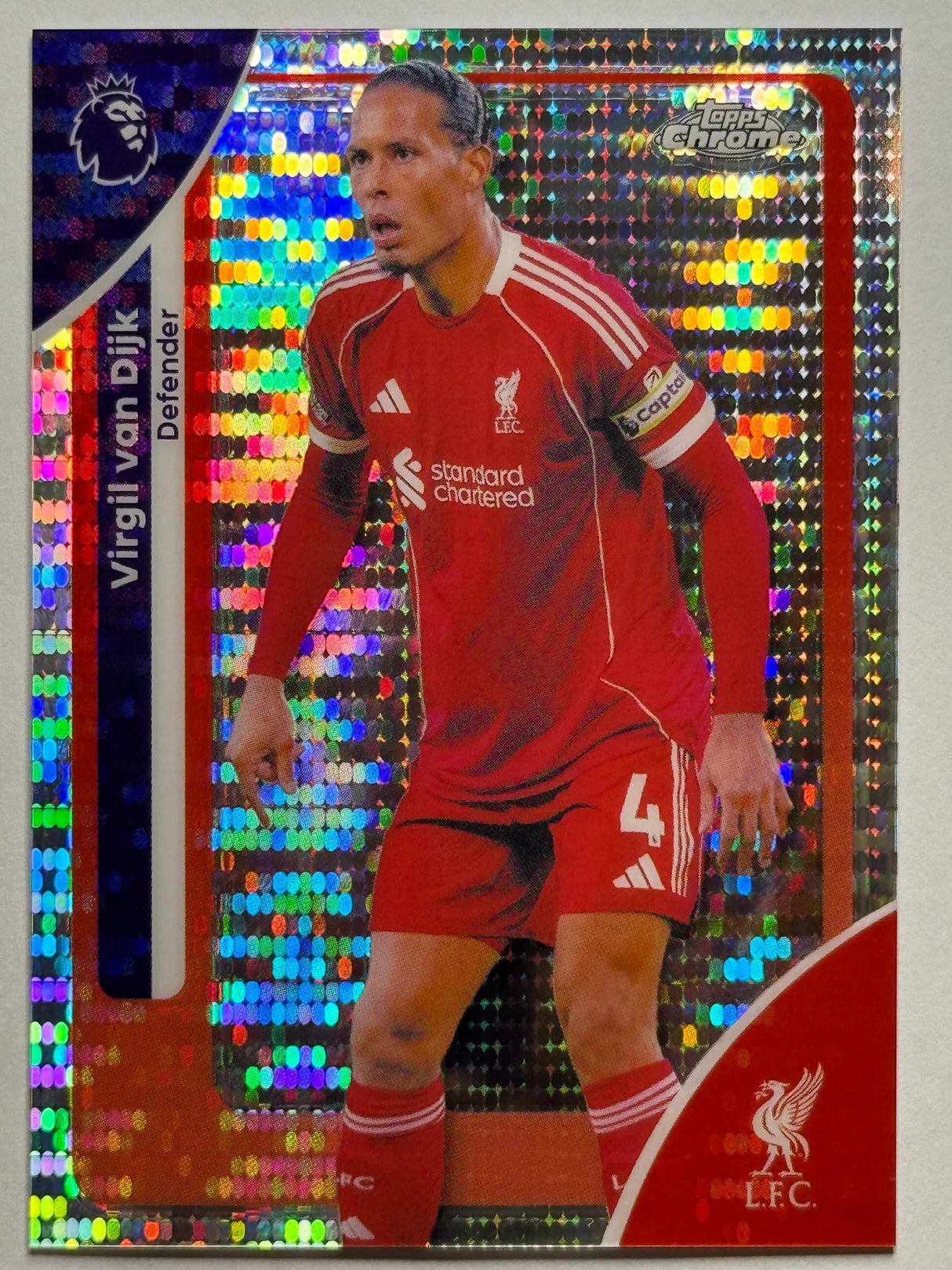Virgil Van Dijk - Pulsar - Topps Chrome PL 25/26