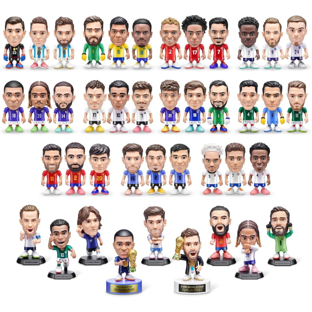 ZURU FIFA World Cup 2026 Ballers samlarfigur i fotbollsdesign, officiell VM-merchandise för barn och samlare.
