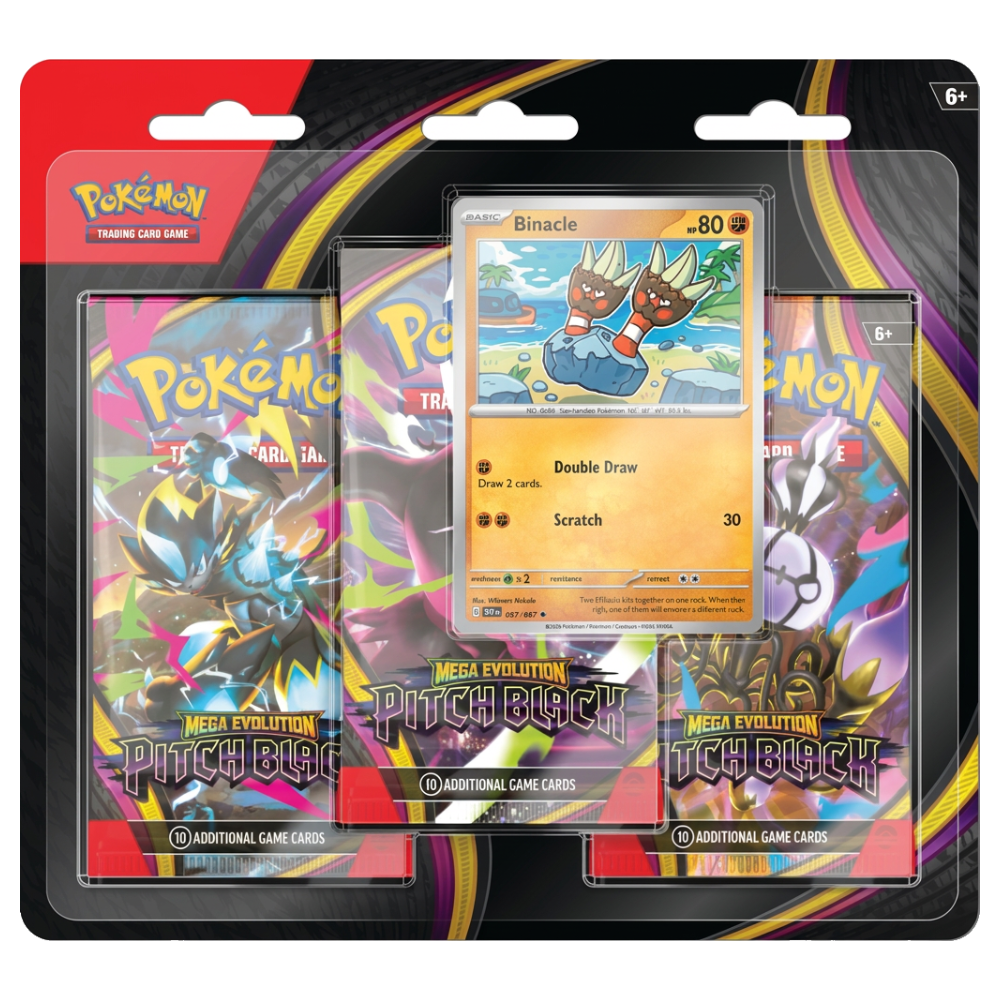 Pokémon ME05: Pitch Black Three Pack Blister