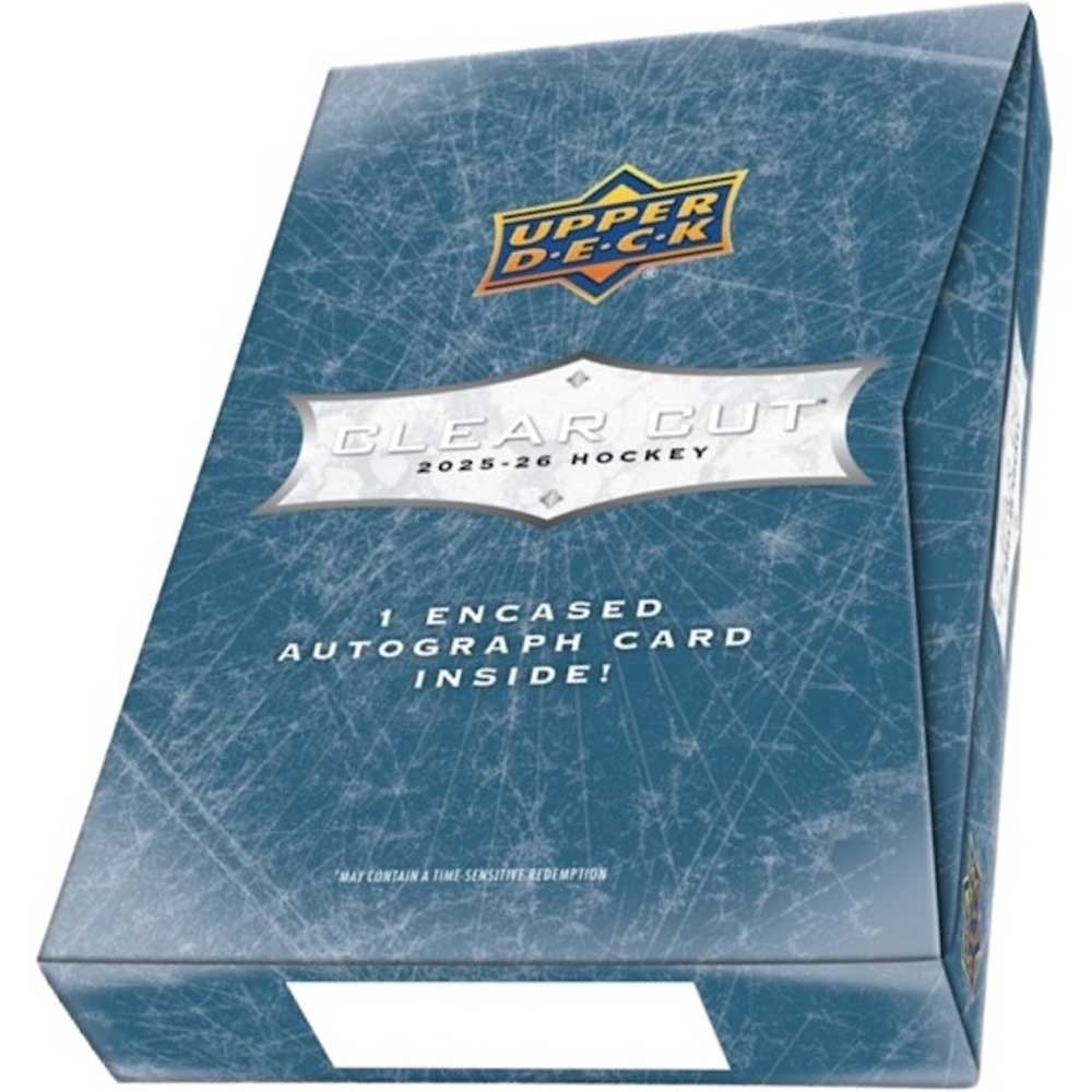 2025-26 Upper Deck Clear Cut Hockey Hobby Box
