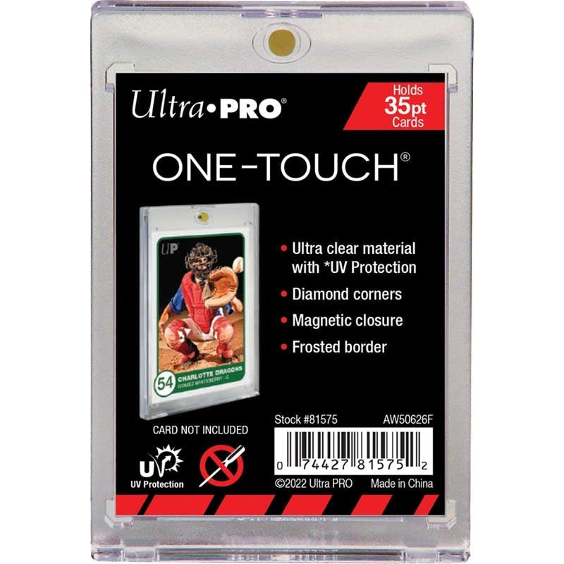Ultra Pro One-Touch 35pt magnetisk korthallare med UV-skydd for samlarkort.