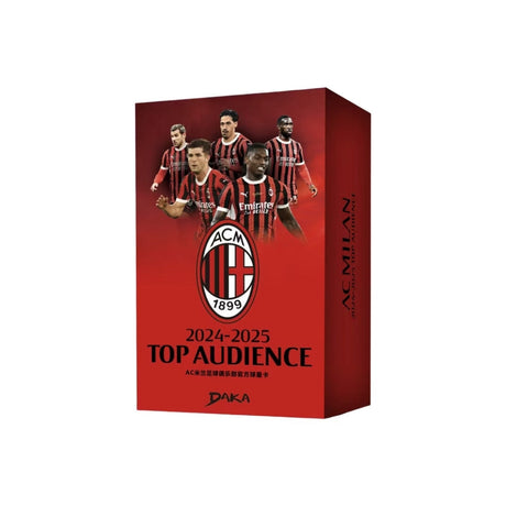 2024-25 Daka AC Milan Top Audience Box, officiella fotbollskort för serie-samlare.