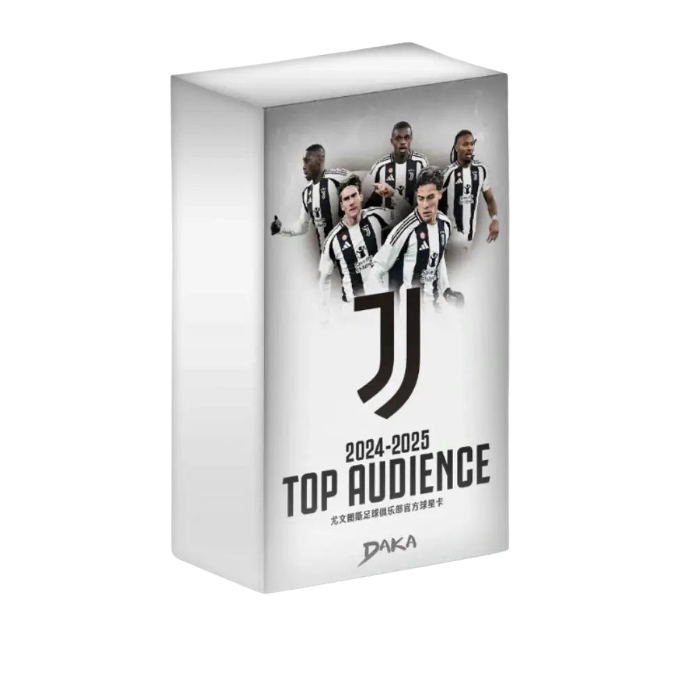 2024-25 Daka Juventus Top Audience fotbollskort, box för samlare av Juventus.