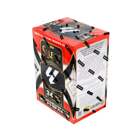 Panini Select La Liga 2024-25 Blaster Box, officiella samlarbilder fotbollskort från spanska ligan.