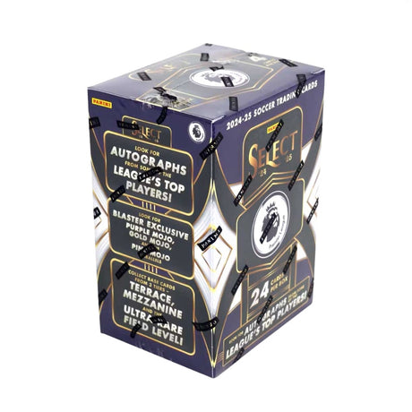 2024-25 Panini Select Premier League Soccer Blaster Box, fotbollskort med Premier League-spelare.