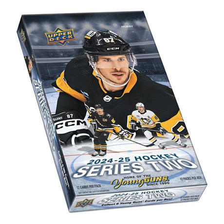 2024/25 Upper Deck Series 2 Hobby Box, samlarbox med NHL-hockeykort för samlare.