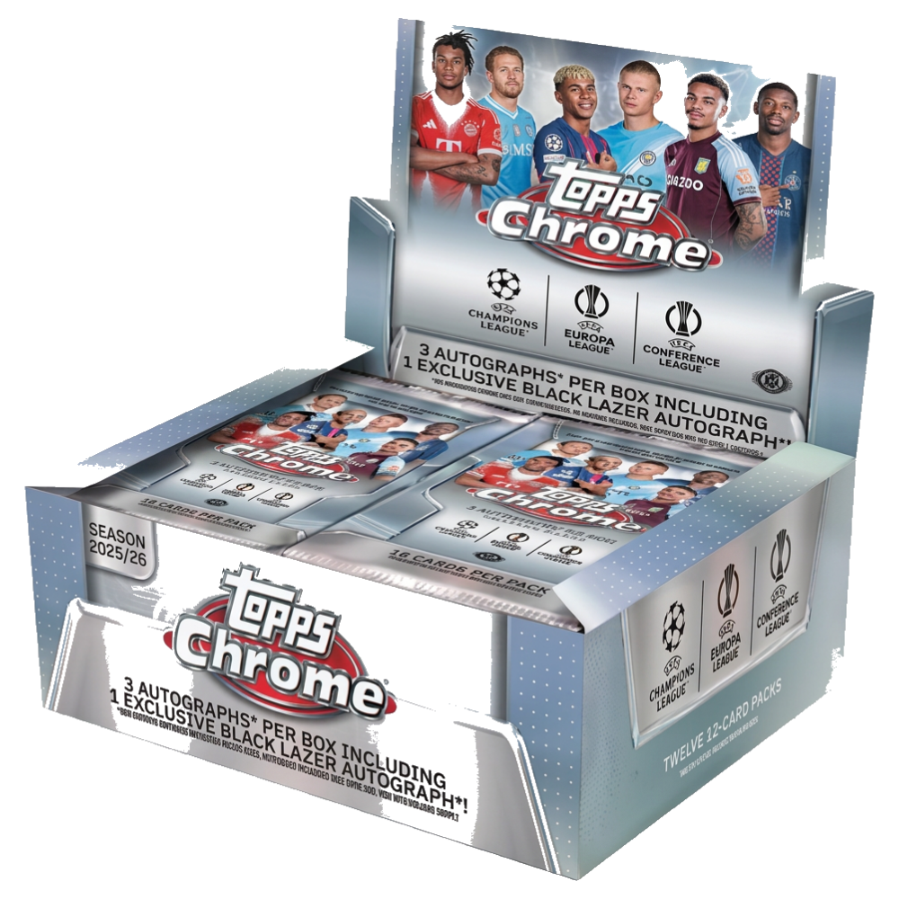 Topps Chrome UEFA Club Competitions 25/26 Jumbo Box