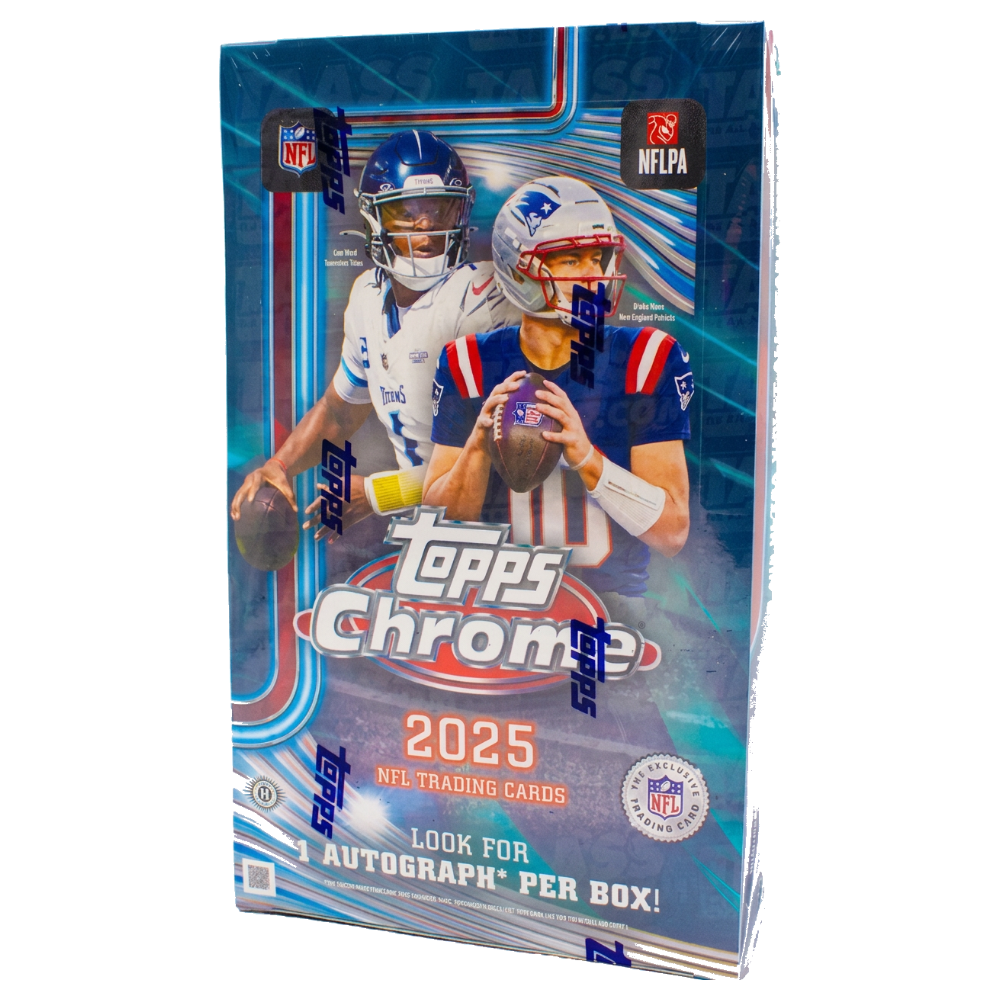 2025 Topps Chrome Football NFL Hobby Box