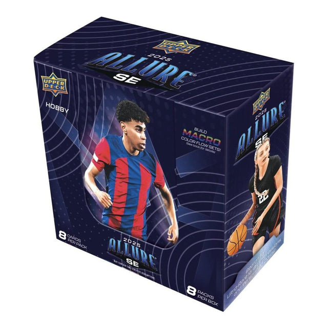 2025 Upper Deck Allure SE Multi-Sport hobby box för samlare av sportkort.