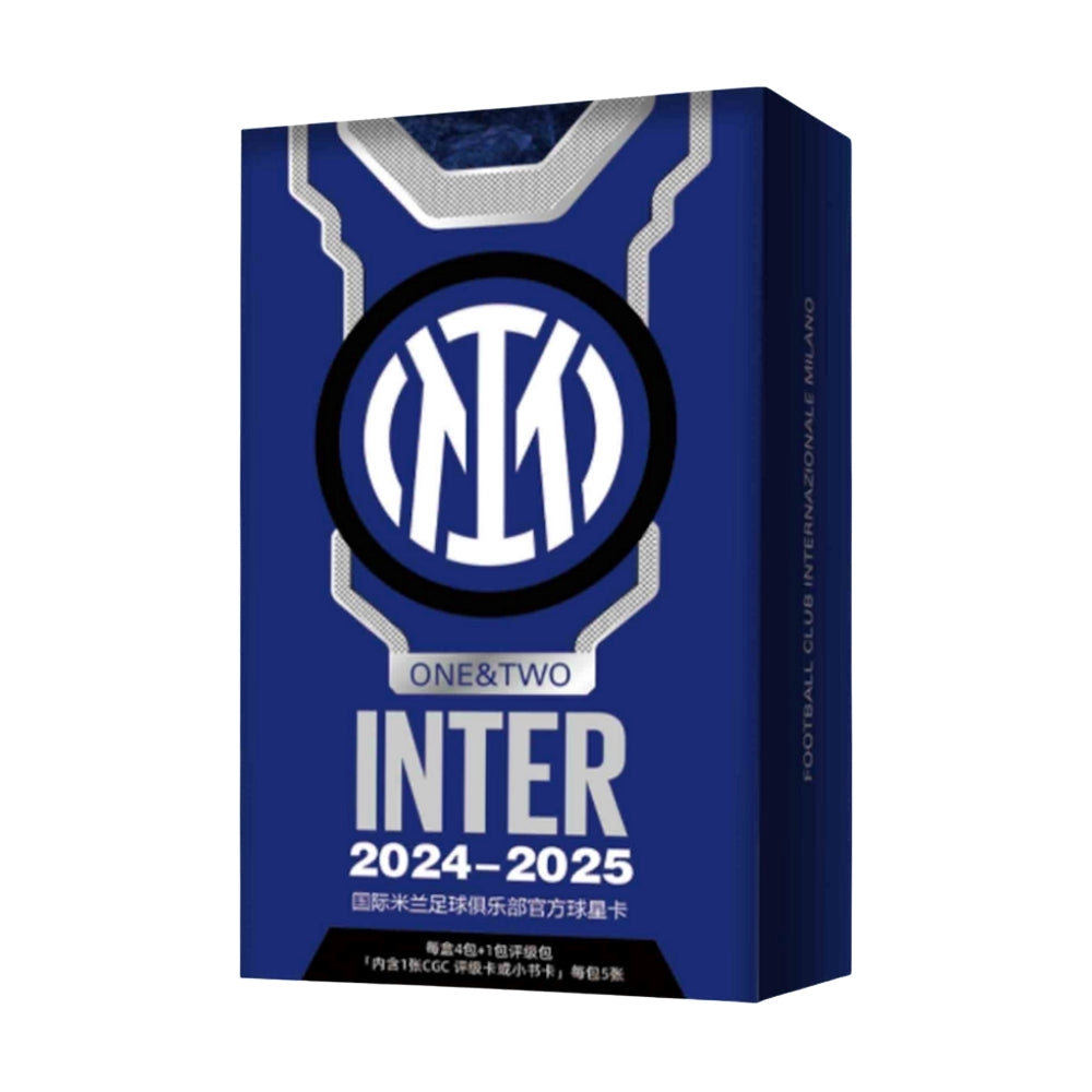 2025 Daka Inter Milano One & Two Hobby Box, officiella samlarbilder och fotbollskort för Inter-fans.