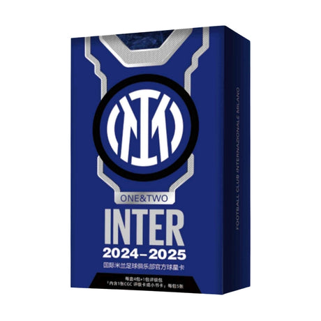 2025 Daka Inter Milano One & Two Hobby Box, officiella samlarbilder och fotbollskort för Inter-fans.