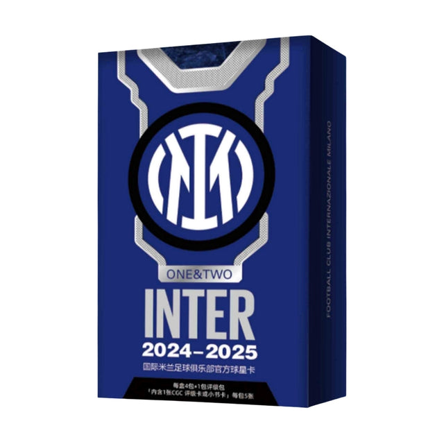 2025 Daka Inter Milano One & Two Hobby Box, officiella samlarbilder och fotbollskort för Inter-fans.