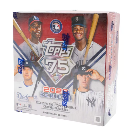 2026 Topps Series 1 Baseball Mega Box med MLB-samlarkort för entusiaster.