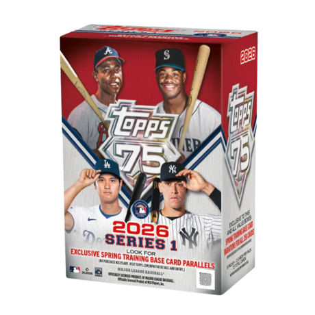 2026 Topps Series 1 Baseball Value Box med samlarkort för baseboll samlare.