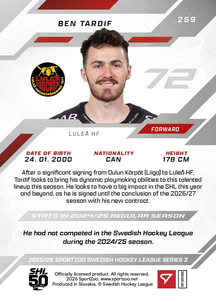 259 LHF Ben Tardif BASE