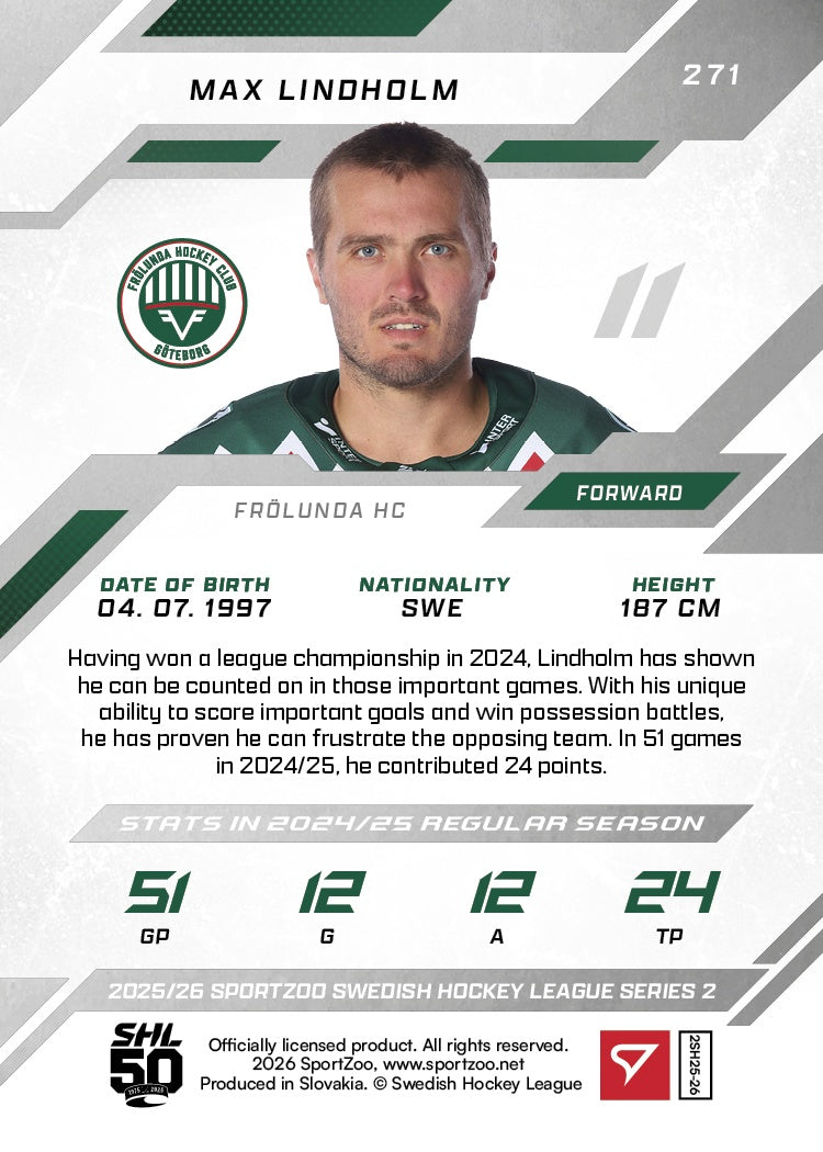 271 FHC Max Lindholm BASE