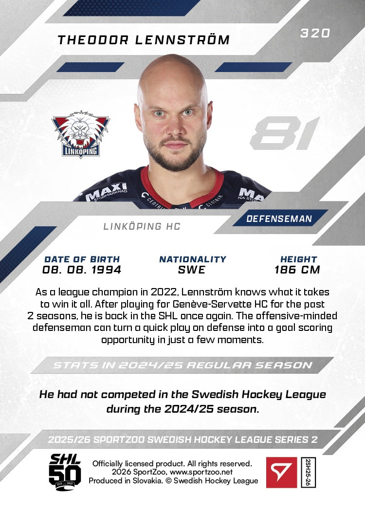 320 LHC Theodor Lennström BASE