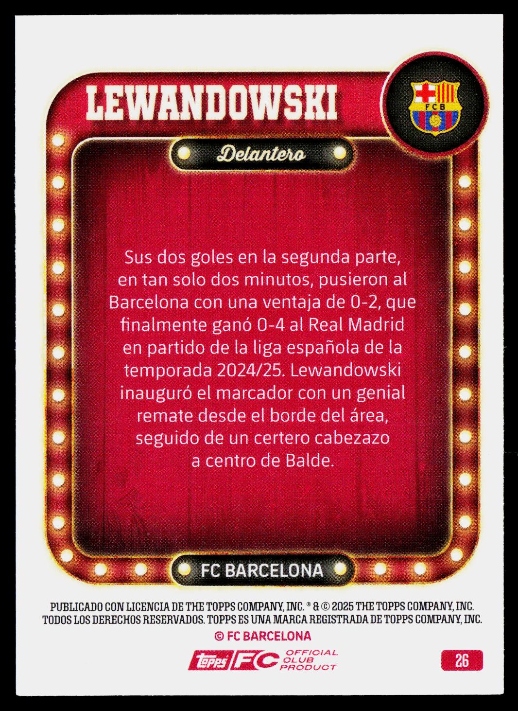 Robert Lewandowski FC Barcelona