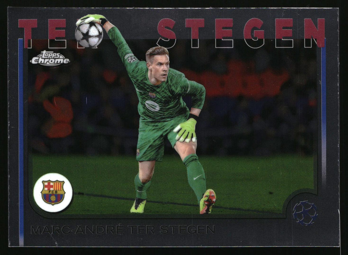 Marc-André ter Stegen i FC Barcelona matchtröja, officiellt supporterprylar och fotbollskläder för fans.