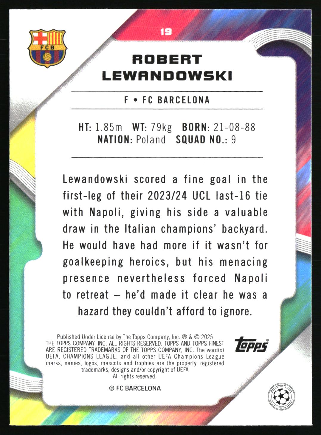 Robert Lewandowski FC Barcelona