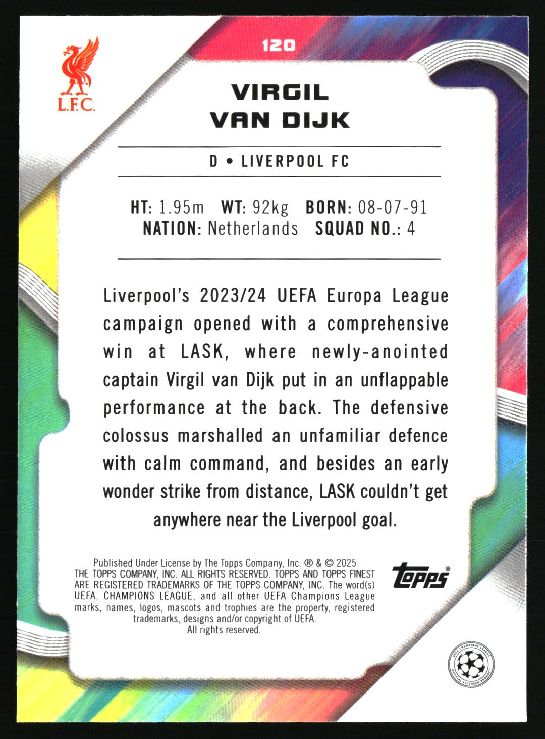 Virgil van Dijk Liverpool