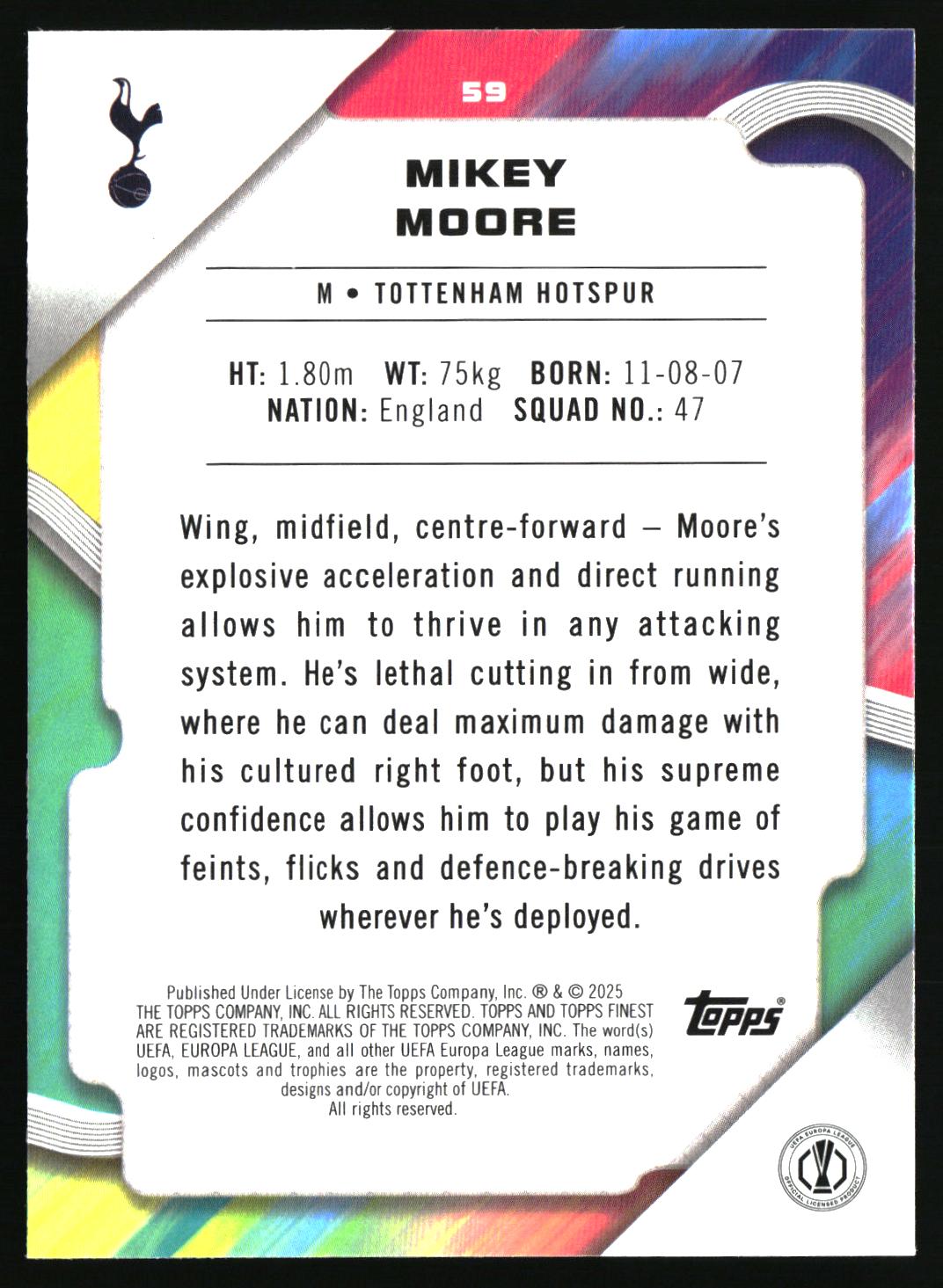 Mikey Moore RC Tottenham Hotspur