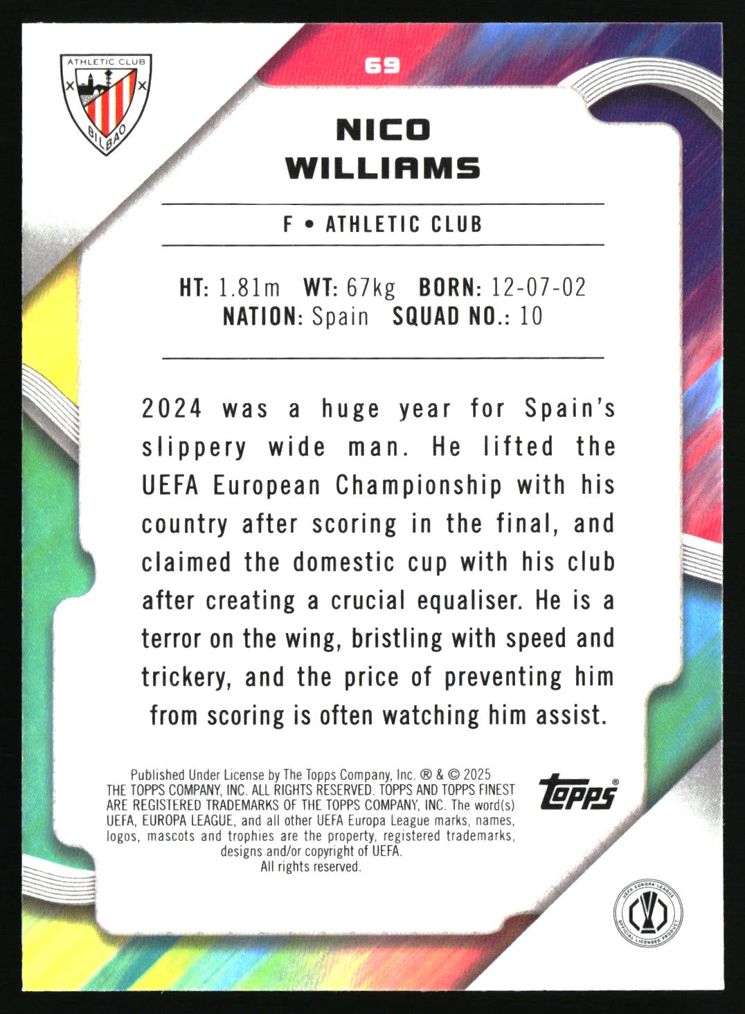 Nico Williams Athletic Bilbao