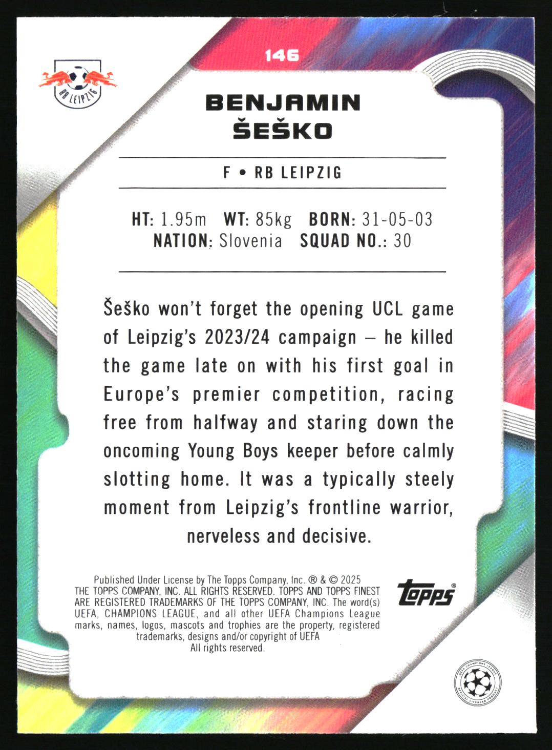 Benjamin Šeško RB Leipzig
